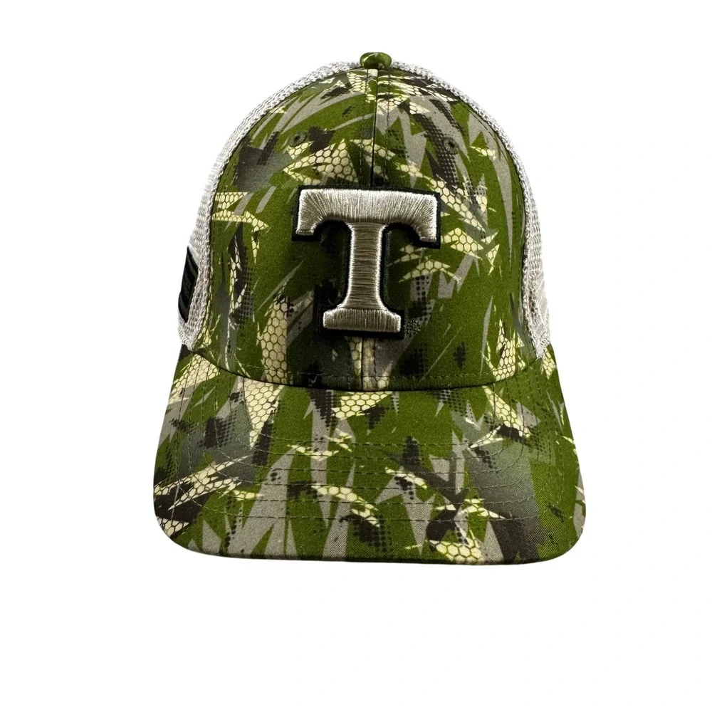 Top of the World Tennessee Volunteers Hat Mens OSFA Green Camo OHT Trucker Cap